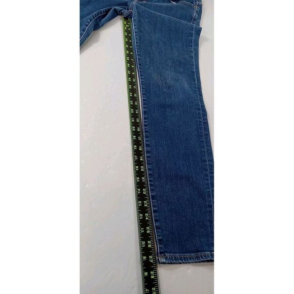 Madewell‎ Jeans Womens Sz 31 Blue Mid Rise Skinny Ankle Denim - Picture 7 of 9
